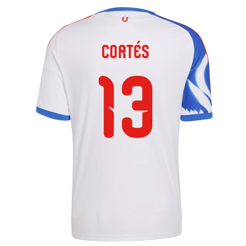 Danxen Hombre Camiseta Jhon Cortés #13 Blanco Azul Marino 2ª Equipación 2026/27 La Camisa