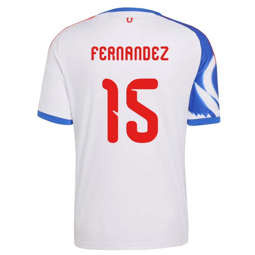 Danxen Hombre Camiseta Vicente Fernández #15 Blanco Azul Marino 2ª Equipación 2026/27 La Camisa
