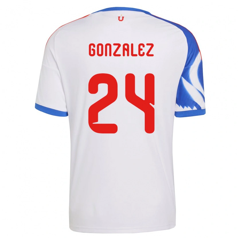 Danxen Hombre Camiseta Emma González #24 Blanco Azul Marino 2ª Equipación 2026/27 La Camisa