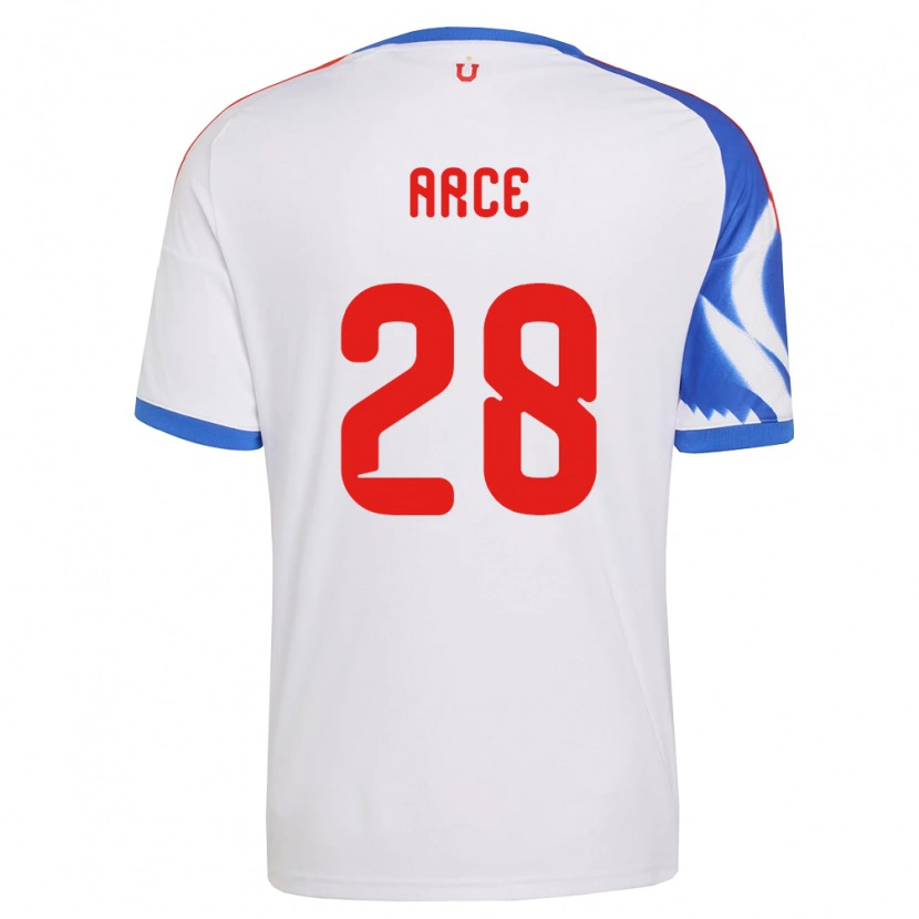 Danxen Hombre Camiseta Agustín Arce #28 Blanco Azul Marino 2ª Equipación 2026/27 La Camisa