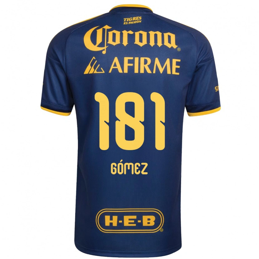 Danxen Hombre Camiseta Luis Gómez #181 Azul Real Amarillo 2ª Equipación 2026/27 La Camisa