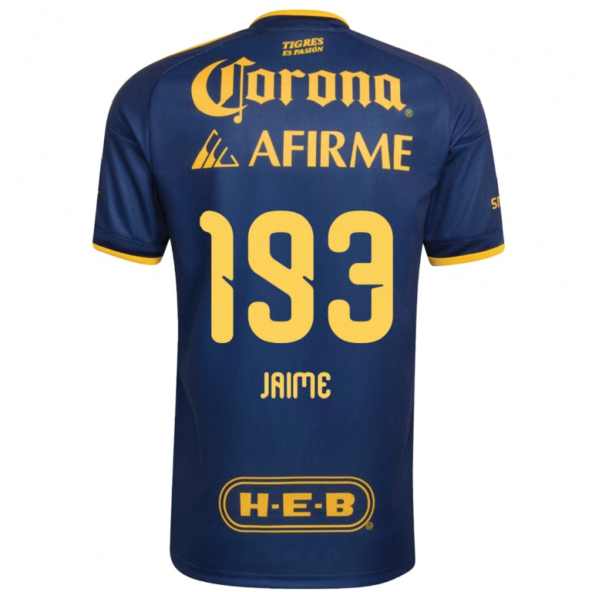 Danxen Hombre Camiseta Kenneth Jaime #193 Azul Real Amarillo 2ª Equipación 2026/27 La Camisa
