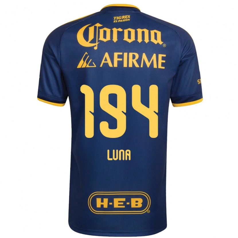 Danxen Hombre Camiseta Juan Luna #194 Azul Real Amarillo 2ª Equipación 2026/27 La Camisa