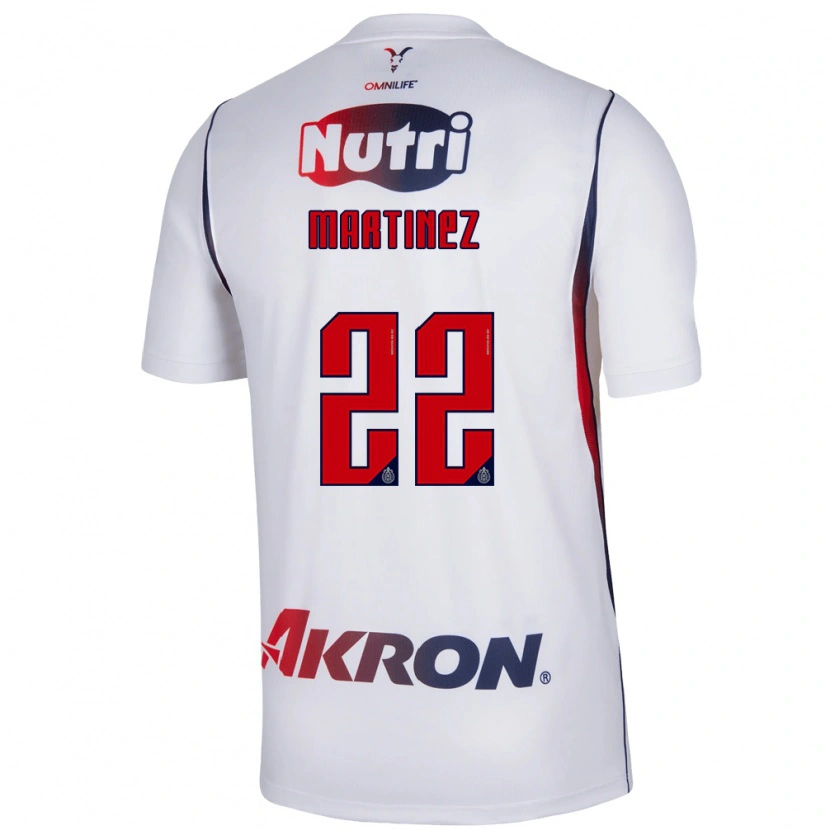 Danxen Hombre Camiseta Karla Martínez #22 Blanco Azul Marino Rojo 2ª Equipación 2026/27 La Camisa