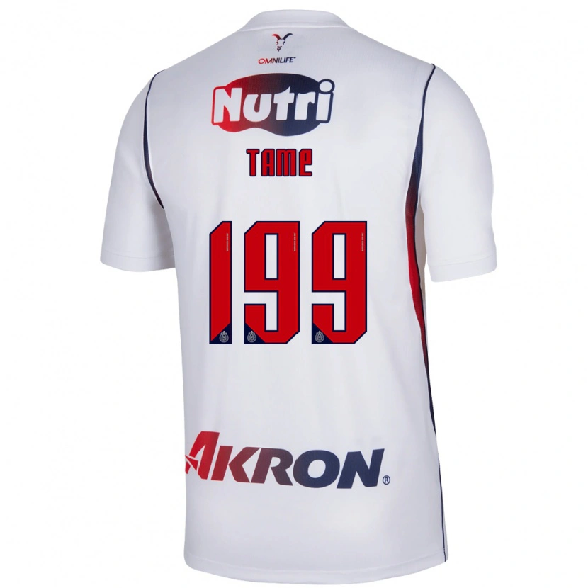 Danxen Hombre Camiseta Emilio Tame #199 Blanco Azul Marino Rojo 2ª Equipación 2026/27 La Camisa
