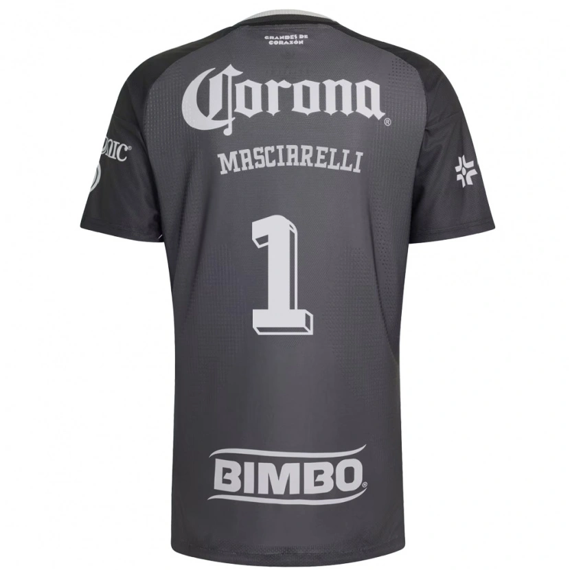 Danxen Hombre Camiseta Renata Masciarelli #1 Gris Blanco Negro 2ª Equipación 2026/27 La Camisa