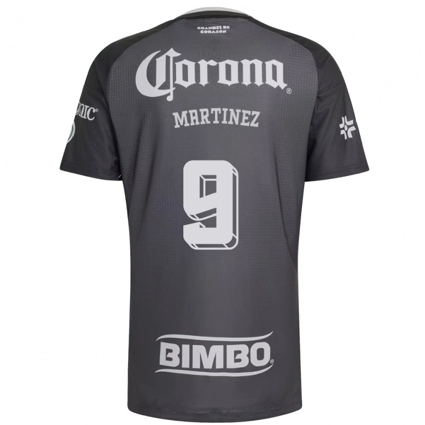 Danxen Hombre Camiseta Katty Martinez #9 Gris Blanco Negro 2ª Equipación 2026/27 La Camisa