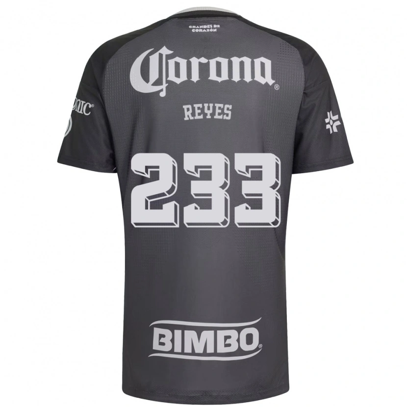 Danxen Hombre Camiseta Andrés Reyes #233 Gris Blanco Negro 2ª Equipación 2026/27 La Camisa