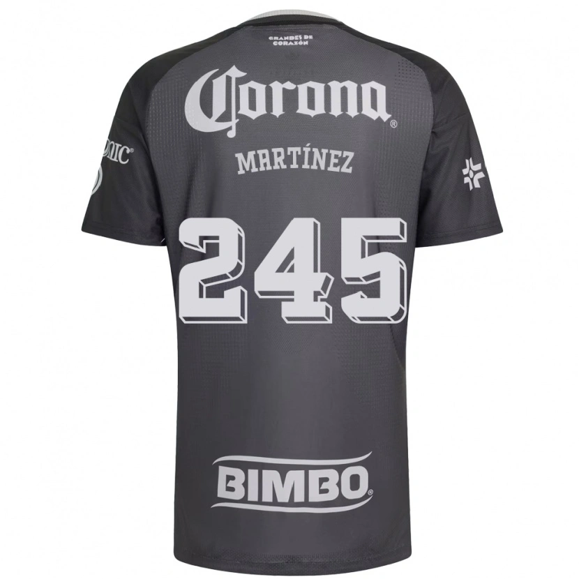 Danxen Hombre Camiseta Óscar Martínez #245 Gris Blanco Negro 2ª Equipación 2026/27 La Camisa