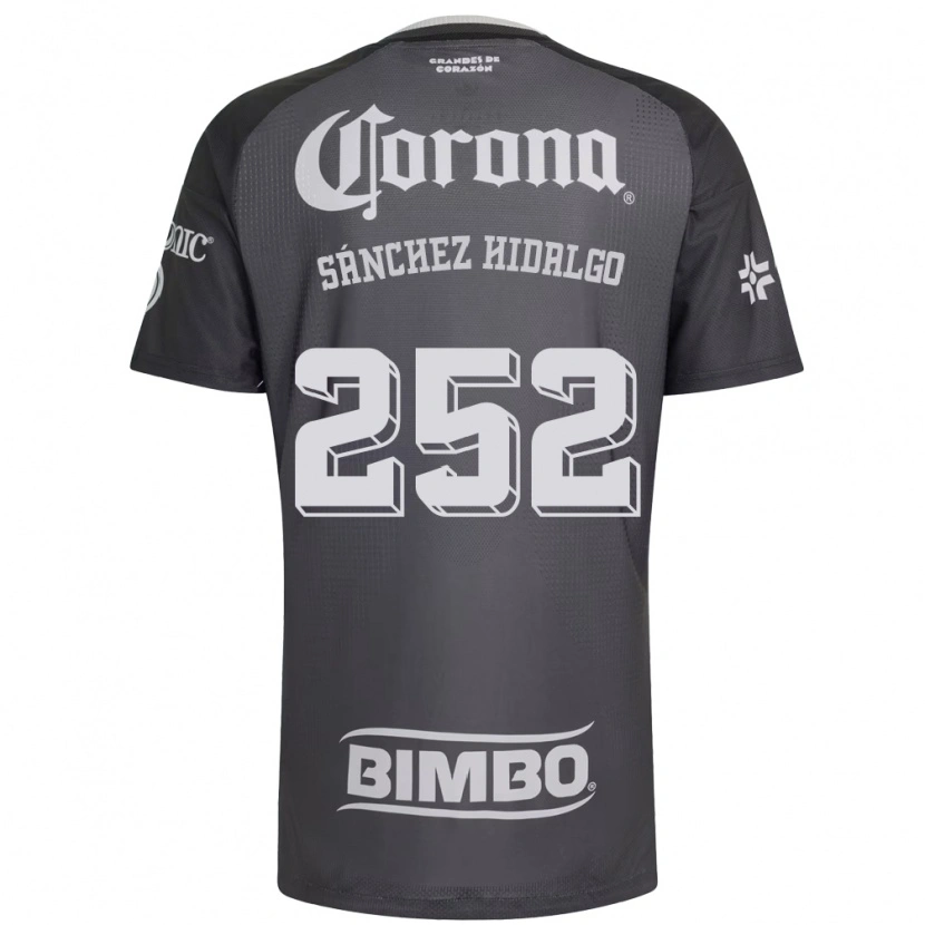 Danxen Hombre Camiseta Horacio Sánchez Hidalgo #252 Gris Blanco Negro 2ª Equipación 2026/27 La Camisa