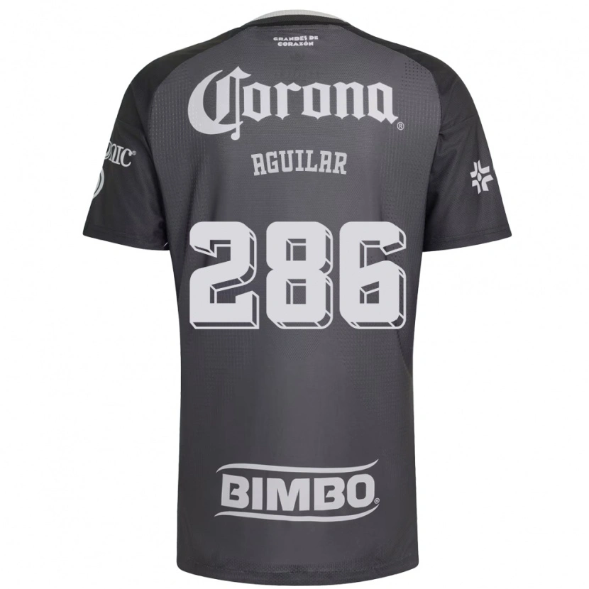 Danxen Hombre Camiseta Nicolás Aguilar #286 Gris Blanco Negro 2ª Equipación 2026/27 La Camisa