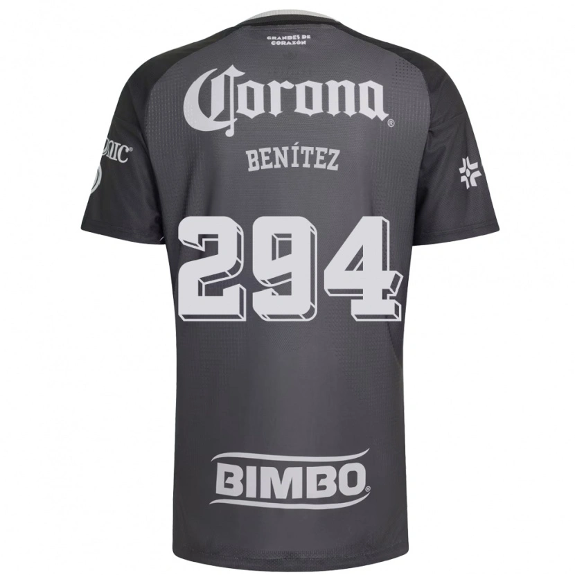 Danxen Hombre Camiseta Roger Benítez #294 Gris Blanco Negro 2ª Equipación 2026/27 La Camisa