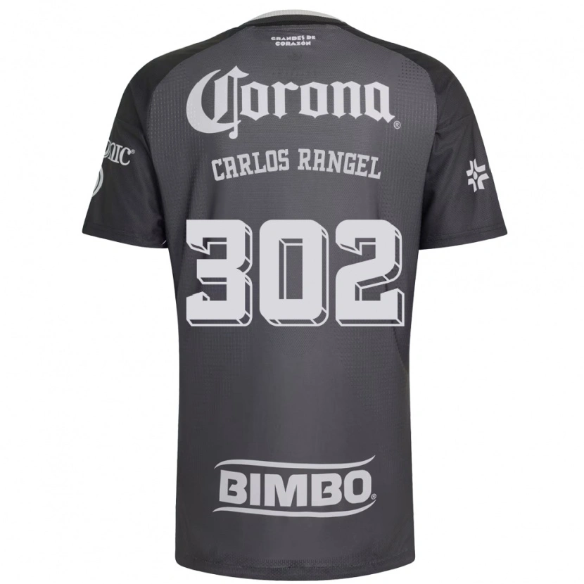 Danxen Hombre Camiseta Juan Carlos Rangel #302 Gris Blanco Negro 2ª Equipación 2026/27 La Camisa
