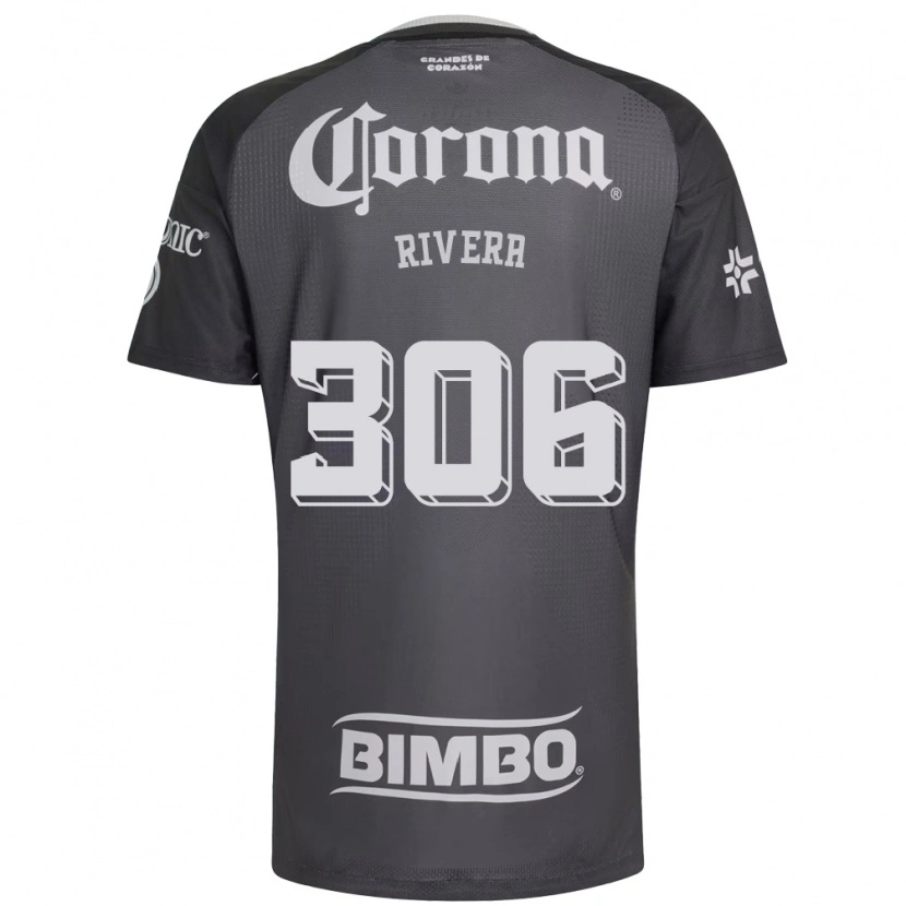 Danxen Hombre Camiseta Miguel Rivera #306 Gris Blanco Negro 2ª Equipación 2026/27 La Camisa