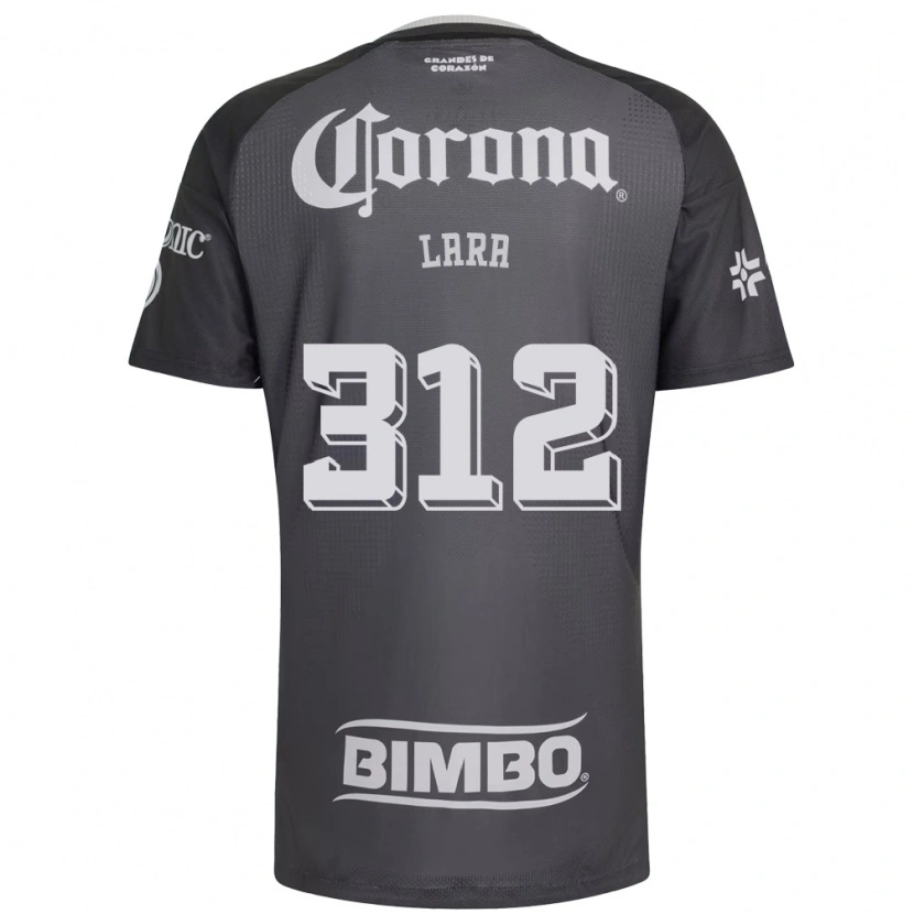 Danxen Hombre Camiseta Diego Lara #312 Gris Blanco Negro 2ª Equipación 2026/27 La Camisa