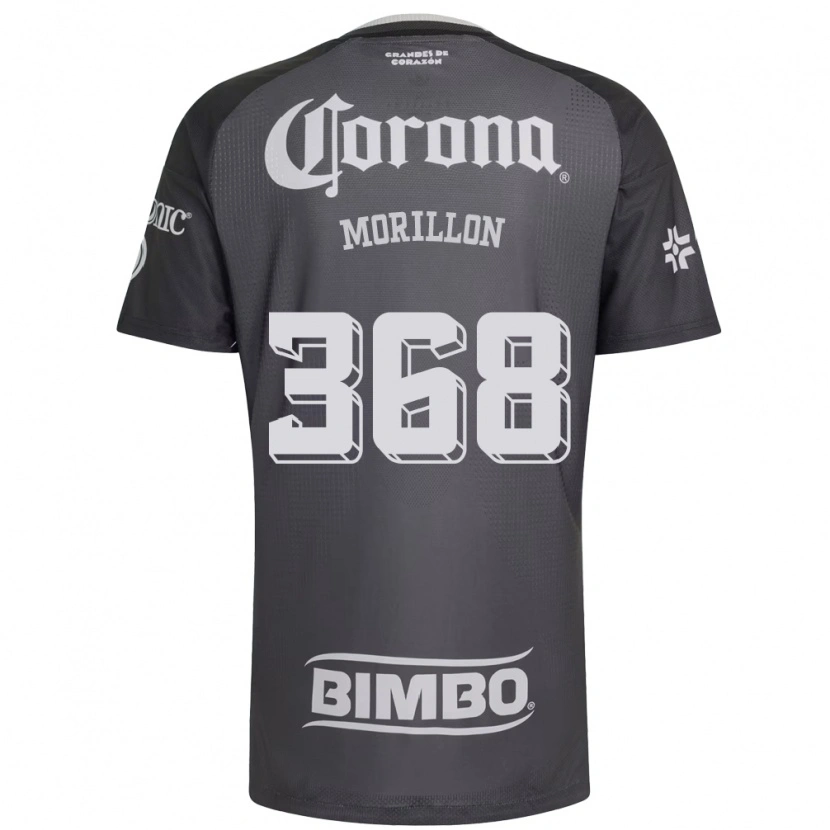 Danxen Hombre Camiseta José Morillon #368 Gris Blanco Negro 2ª Equipación 2026/27 La Camisa