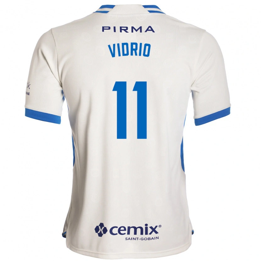 Danxen Hombre Camiseta Nailea Vidrio #11 Blanco Azul Rojo 2ª Equipación 2026/27 La Camisa