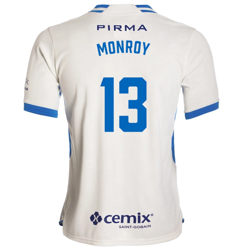 Danxen Hombre Camiseta Daniela Monroy #13 Blanco Azul Rojo 2ª Equipación 2026/27 La Camisa