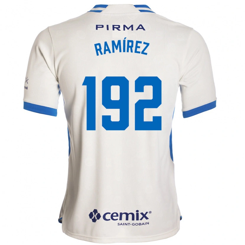 Danxen Hombre Camiseta Nicolás Ramírez #192 Blanco Azul Rojo 2ª Equipación 2026/27 La Camisa