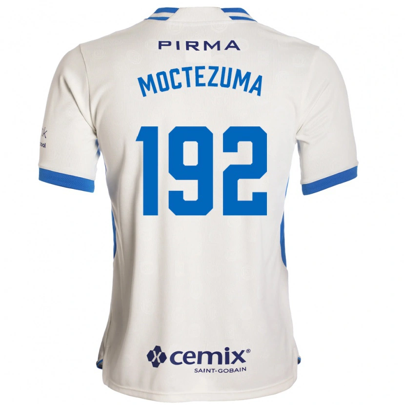 Danxen Hombre Camiseta Brayan Moctezuma #192 Blanco Azul Rojo 2ª Equipación 2026/27 La Camisa