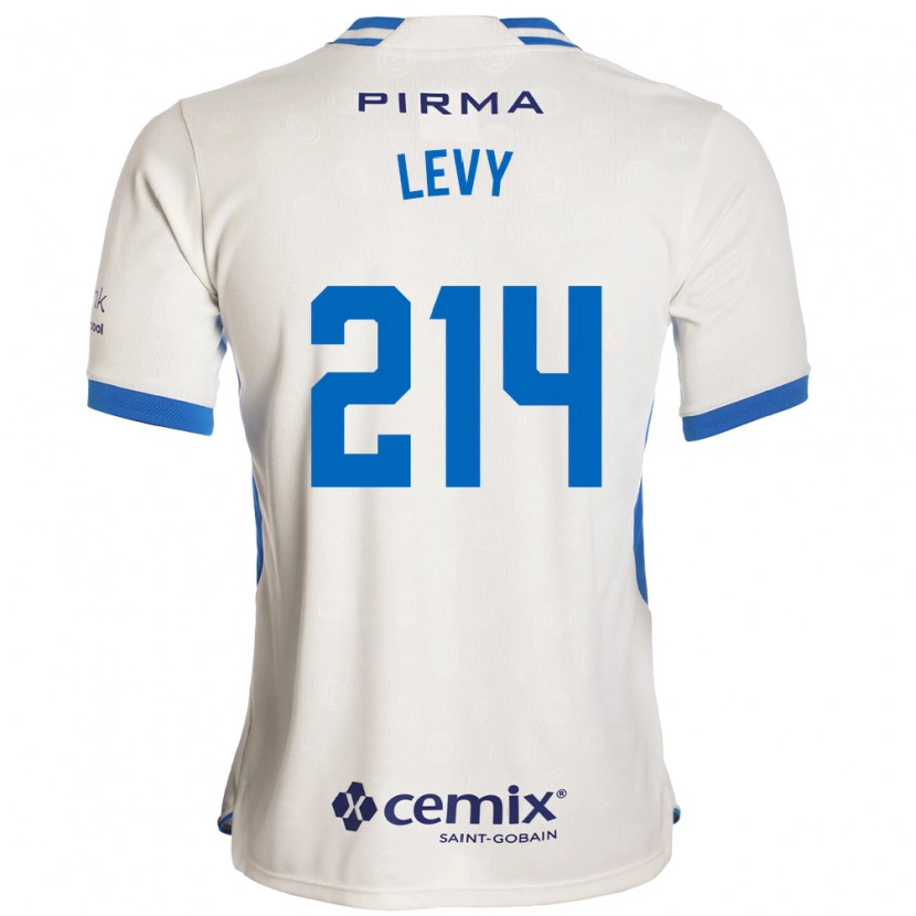 Danxen Hombre Camiseta Mateo Levy #214 Blanco Azul Rojo 2ª Equipación 2026/27 La Camisa