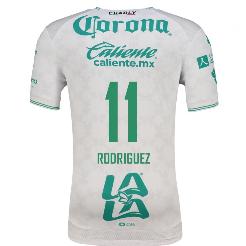 Danxen Hombre Camiseta Cynthia Rodríguez #11 Verde Claro Blanco 2ª Equipación 2026/27 La Camisa