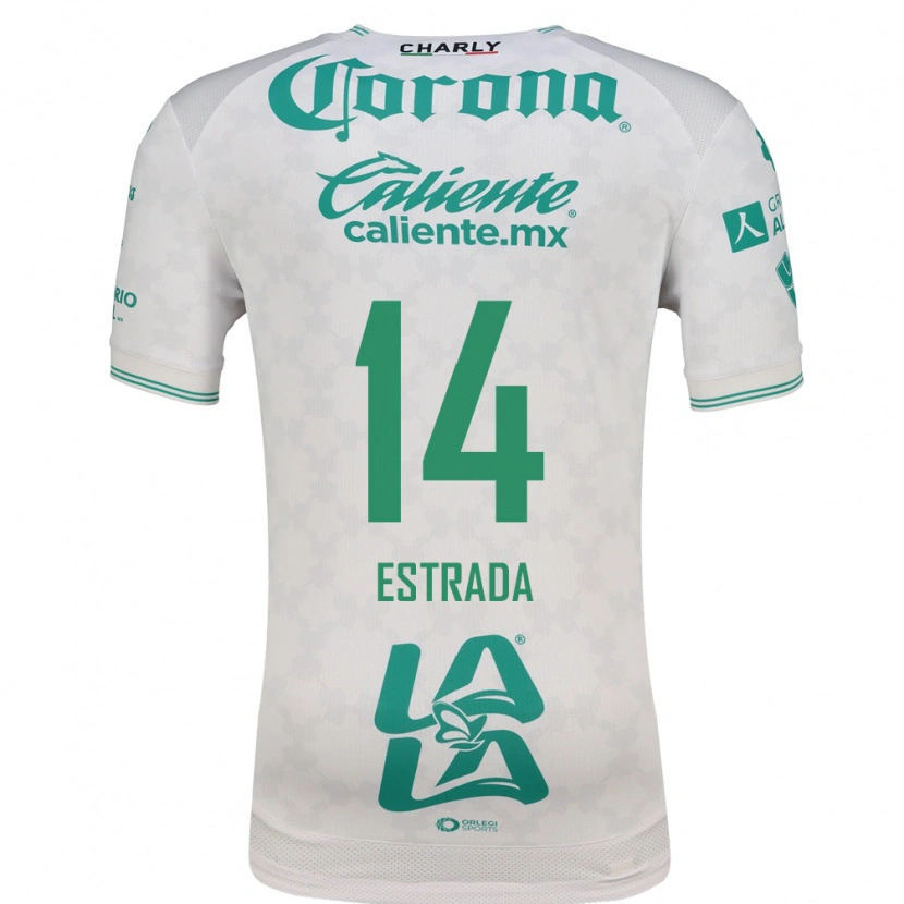 Danxen Hombre Camiseta Katia Estrada #14 Verde Claro Blanco 2ª Equipación 2026/27 La Camisa