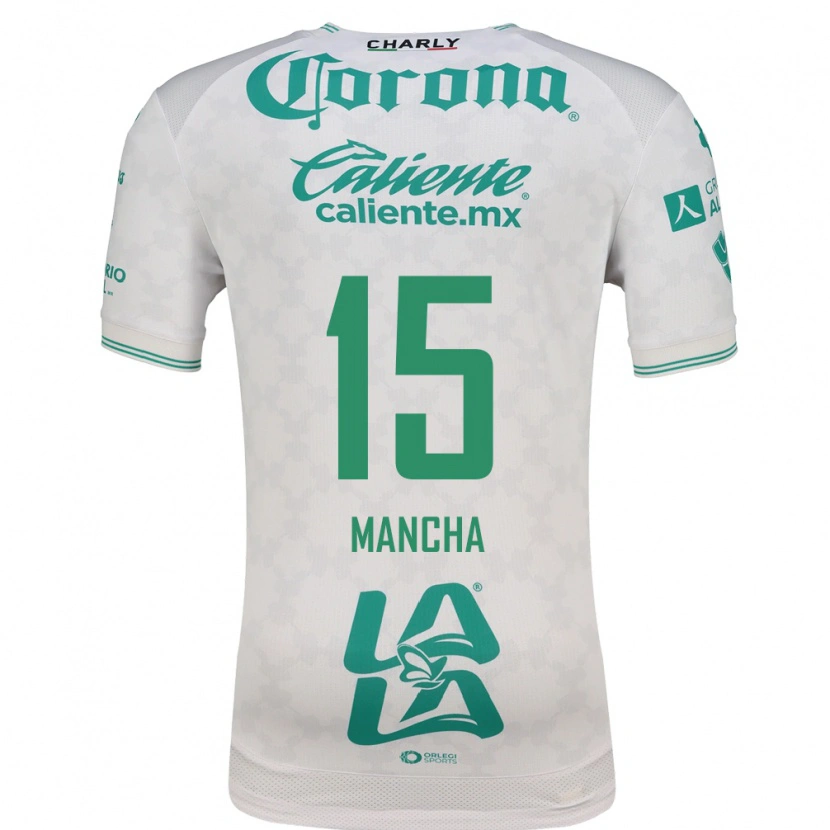 Danxen Hombre Camiseta Joshua Mancha #15 Verde Claro Blanco 2ª Equipación 2026/27 La Camisa