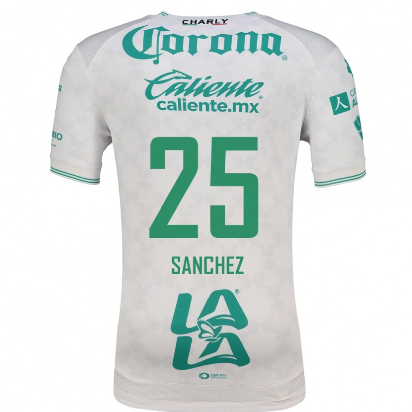 Danxen Hombre Camiseta Felipe Sánchez #25 Verde Claro Blanco 2ª Equipación 2026/27 La Camisa