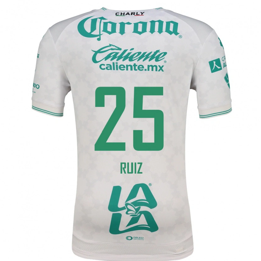 Danxen Hombre Camiseta Michel Ruiz #25 Verde Claro Blanco 2ª Equipación 2026/27 La Camisa