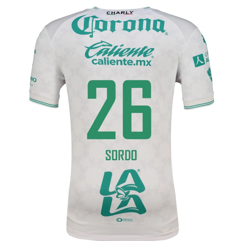 Danxen Hombre Camiseta Ramiro Sordo #26 Verde Claro Blanco 2ª Equipación 2026/27 La Camisa