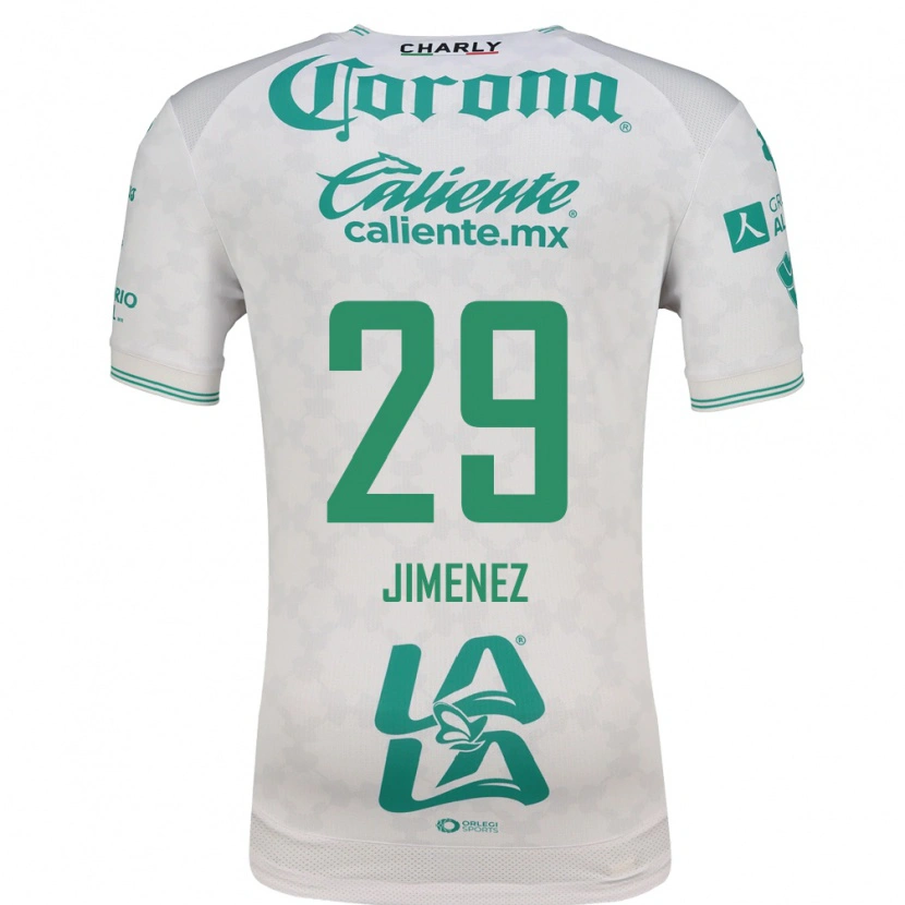 Danxen Hombre Camiseta Tahiel Jiménez #29 Verde Claro Blanco 2ª Equipación 2026/27 La Camisa