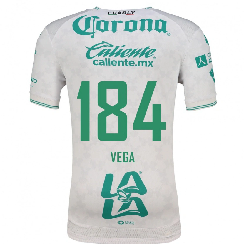 Danxen Hombre Camiseta Luis Vega #184 Verde Claro Blanco 2ª Equipación 2026/27 La Camisa