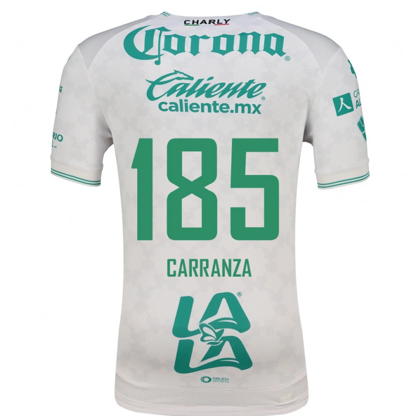 Danxen Hombre Camiseta Héctor Carranza #185 Verde Claro Blanco 2ª Equipación 2026/27 La Camisa