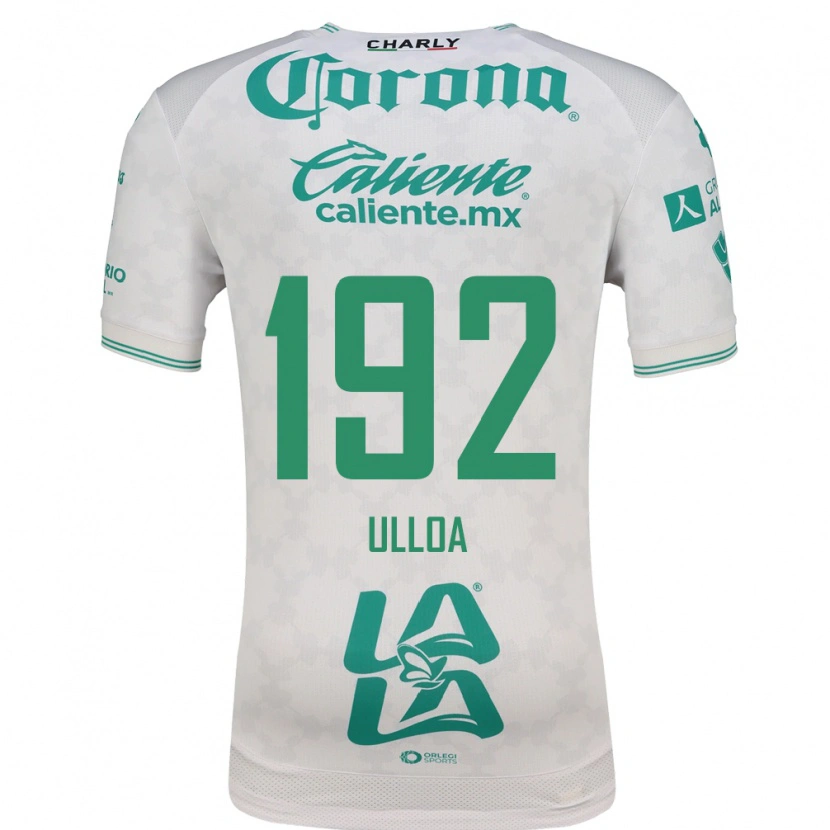 Danxen Hombre Camiseta José Ulloa #192 Verde Claro Blanco 2ª Equipación 2026/27 La Camisa