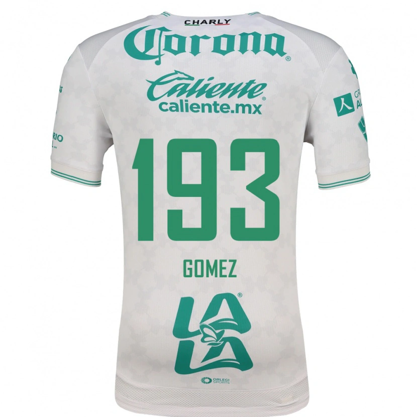Danxen Hombre Camiseta Luis Gómez #193 Verde Claro Blanco 2ª Equipación 2026/27 La Camisa