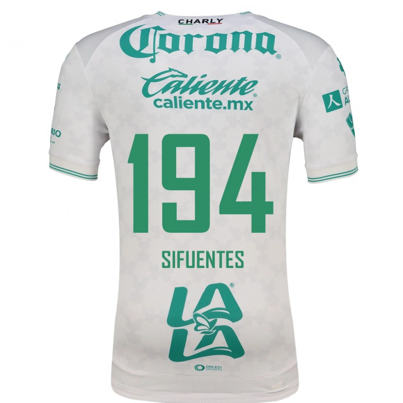 Danxen Hombre Camiseta José Manuel Sifuentes #194 Verde Claro Blanco 2ª Equipación 2026/27 La Camisa