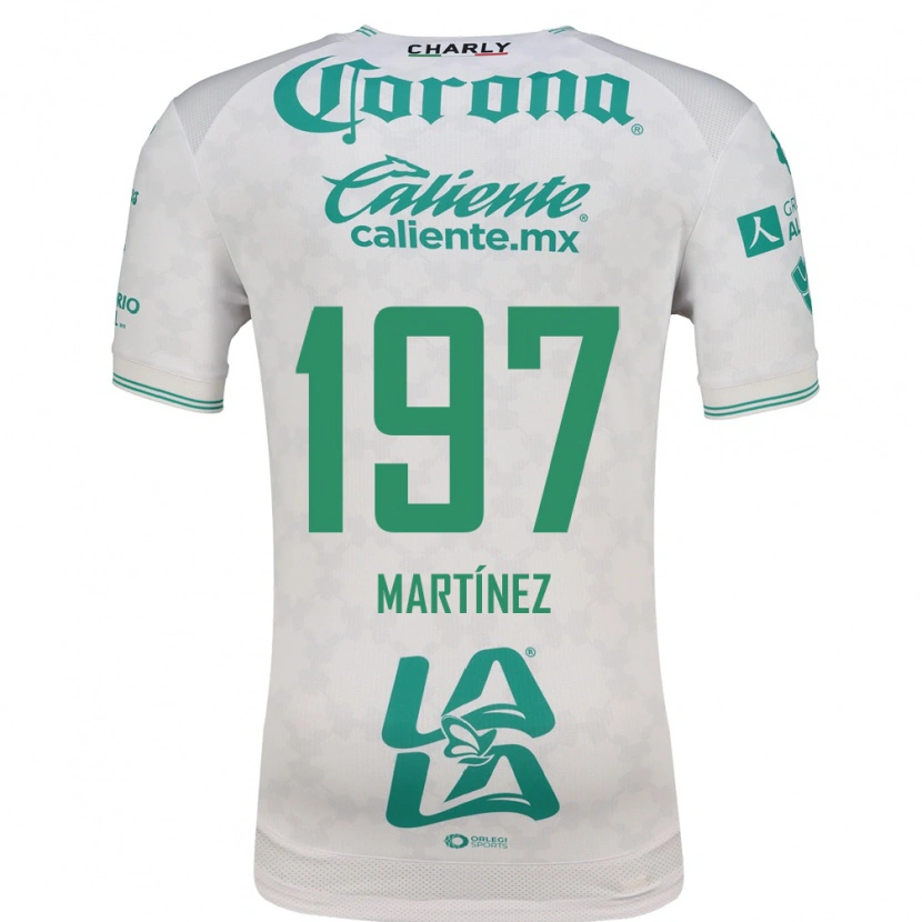 Danxen Hombre Camiseta André Martínez #197 Verde Claro Blanco 2ª Equipación 2026/27 La Camisa