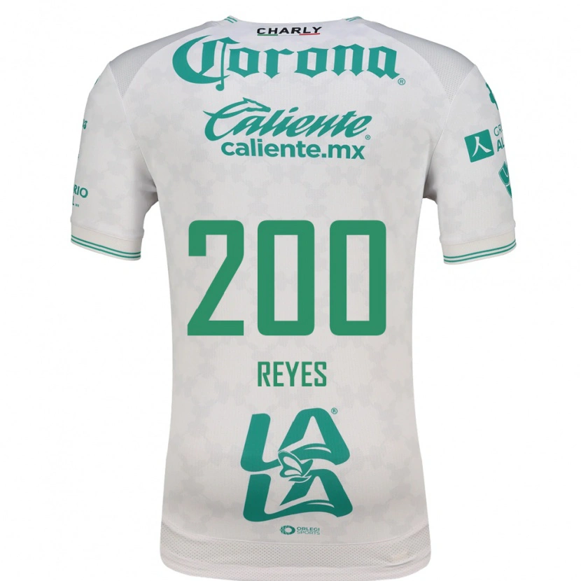 Danxen Hombre Camiseta Máximo Reyes #200 Verde Claro Blanco 2ª Equipación 2026/27 La Camisa