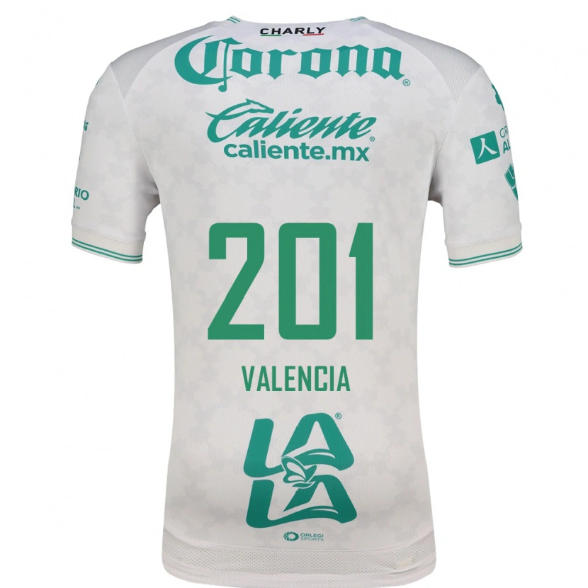 Danxen Hombre Camiseta Álex Valencia #201 Verde Claro Blanco 2ª Equipación 2026/27 La Camisa