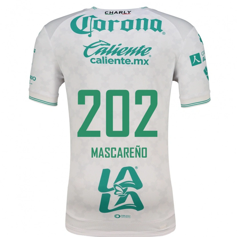 Danxen Hombre Camiseta Luis Mascareño #202 Verde Claro Blanco 2ª Equipación 2026/27 La Camisa