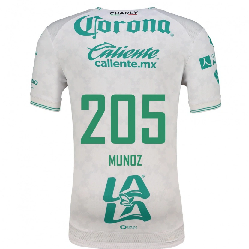 Danxen Hombre Camiseta Guillermo Muñoz #205 Verde Claro Blanco 2ª Equipación 2026/27 La Camisa