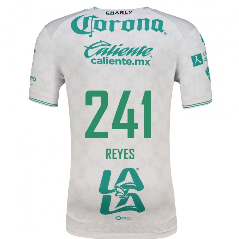 Danxen Hombre Camiseta Julio Reyes #241 Verde Claro Blanco 2ª Equipación 2026/27 La Camisa