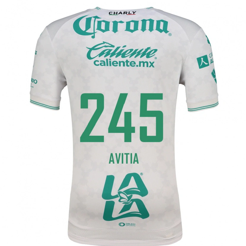 Danxen Hombre Camiseta Samuel Avitia #245 Verde Claro Blanco 2ª Equipación 2026/27 La Camisa