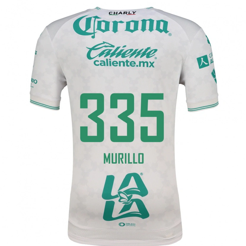 Danxen Hombre Camiseta Doryan Murillo #335 Verde Claro Blanco 2ª Equipación 2026/27 La Camisa