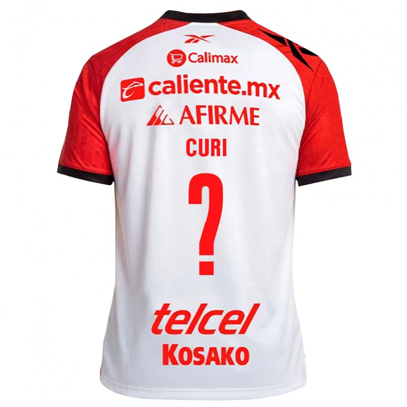 Danxen Hombre Camiseta Sahid Curi #0 Rojo Blanco Negro 2ª Equipación 2026/27 La Camisa