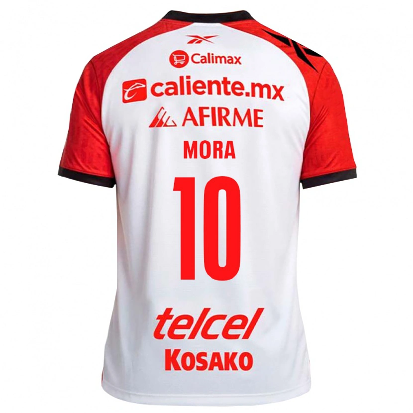 Danxen Hombre Camiseta Gilberto Mora #10 Rojo Blanco Negro 2ª Equipación 2026/27 La Camisa