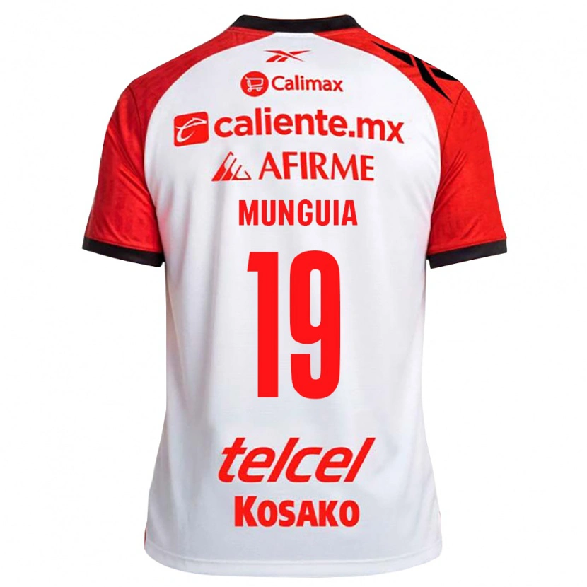 Danxen Hombre Camiseta Mariana Munguia #19 Rojo Blanco Negro 2ª Equipación 2026/27 La Camisa