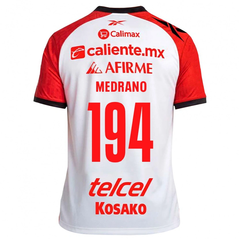 Danxen Hombre Camiseta Luis Medrano #194 Rojo Blanco Negro 2ª Equipación 2026/27 La Camisa