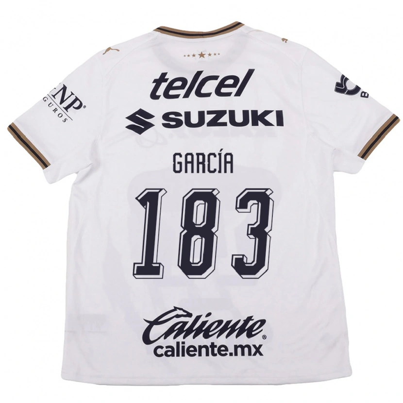 Danxen Hombre Camiseta Carlos García #183 Blanco Negro Marrón 2ª Equipación 2026/27 La Camisa